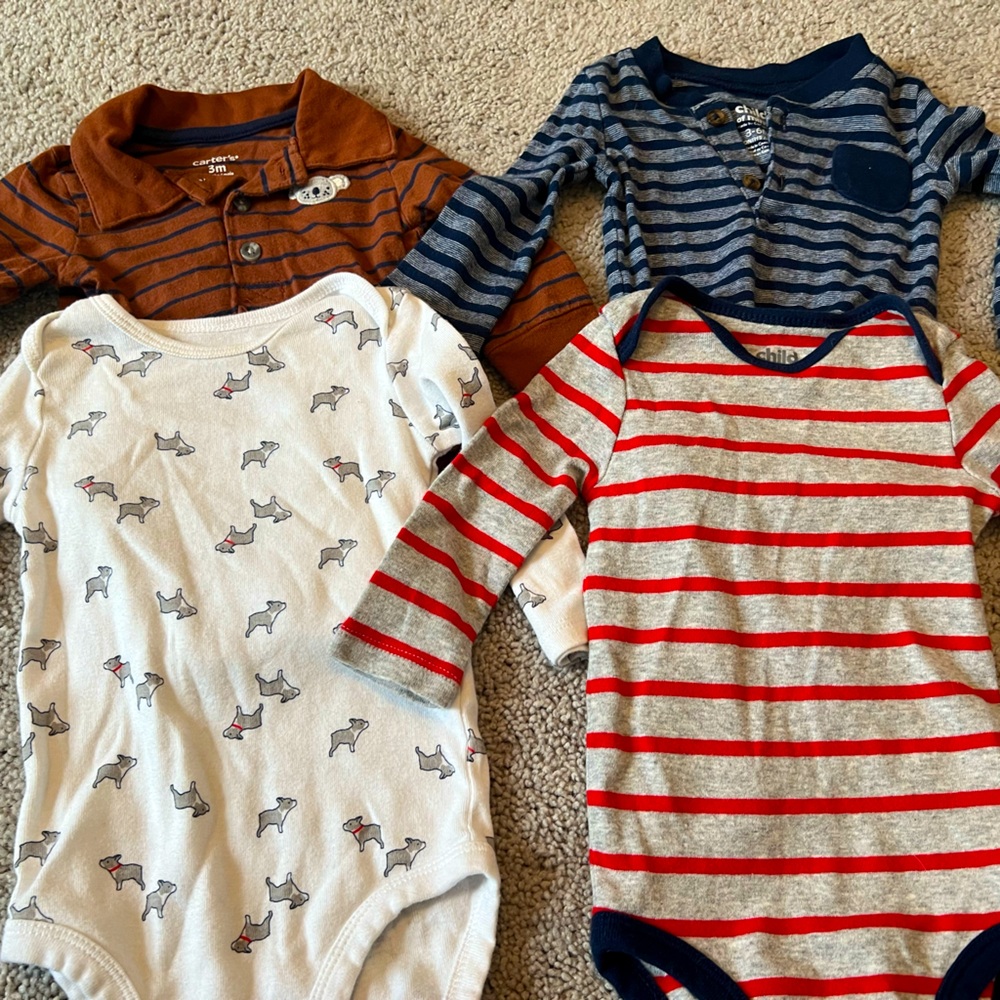 Long sleeve onesie bundle!